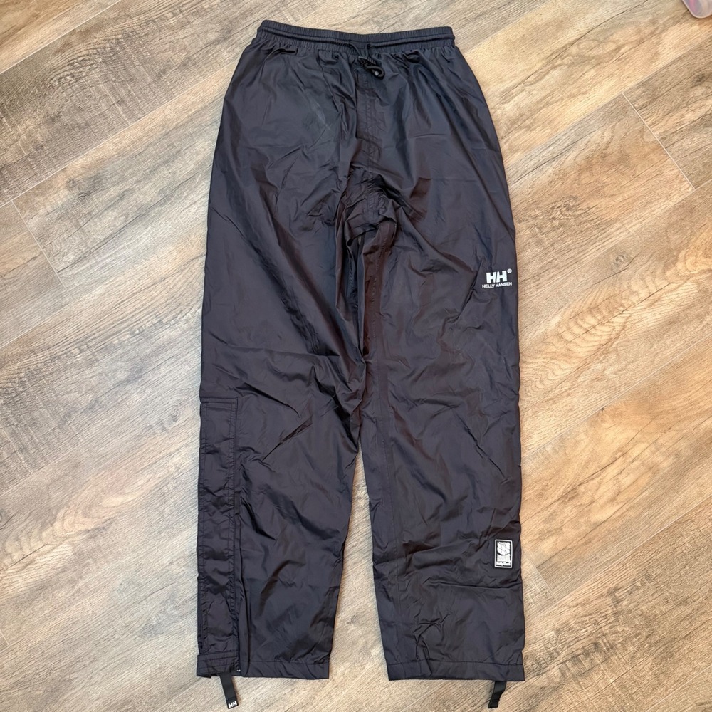 Helly Hansen HellyTech Waterproof Rain Pants Womens XS Black Mesh Lined Outdoor
